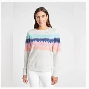 Athleta Sundown Tie Dye Sweatshirt, size Large, EUC!